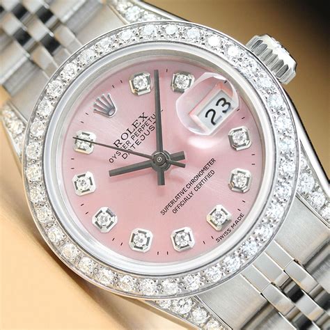 rolex rosafarbenes zifferblatt|Rolex Lady.